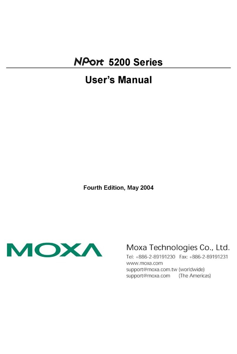 Moxa Technologies NPort 5200 Series User manual