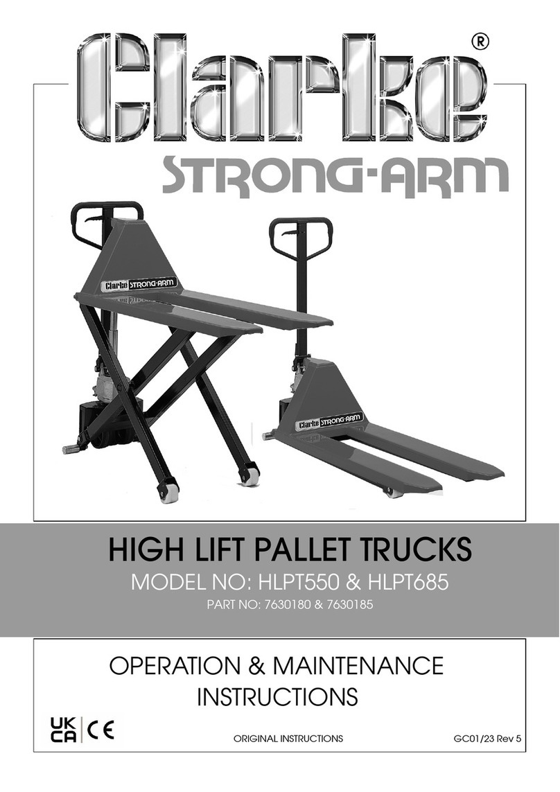 Clarke STRONG-ARM HLPT550 Instruction Manual Clarke STRONG-ARM HLPT550 Instruction Manual