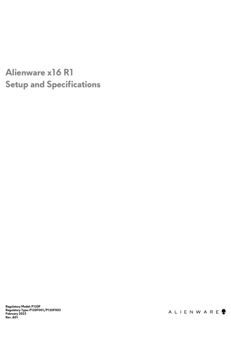 Dell Alienware x16 R1 Setup and specifications