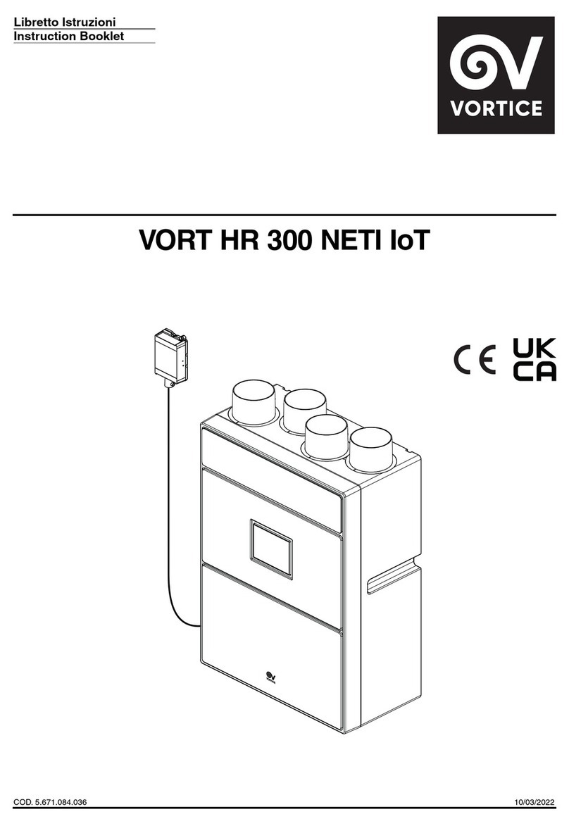 Vortice VORT HR 300 NETI User manual