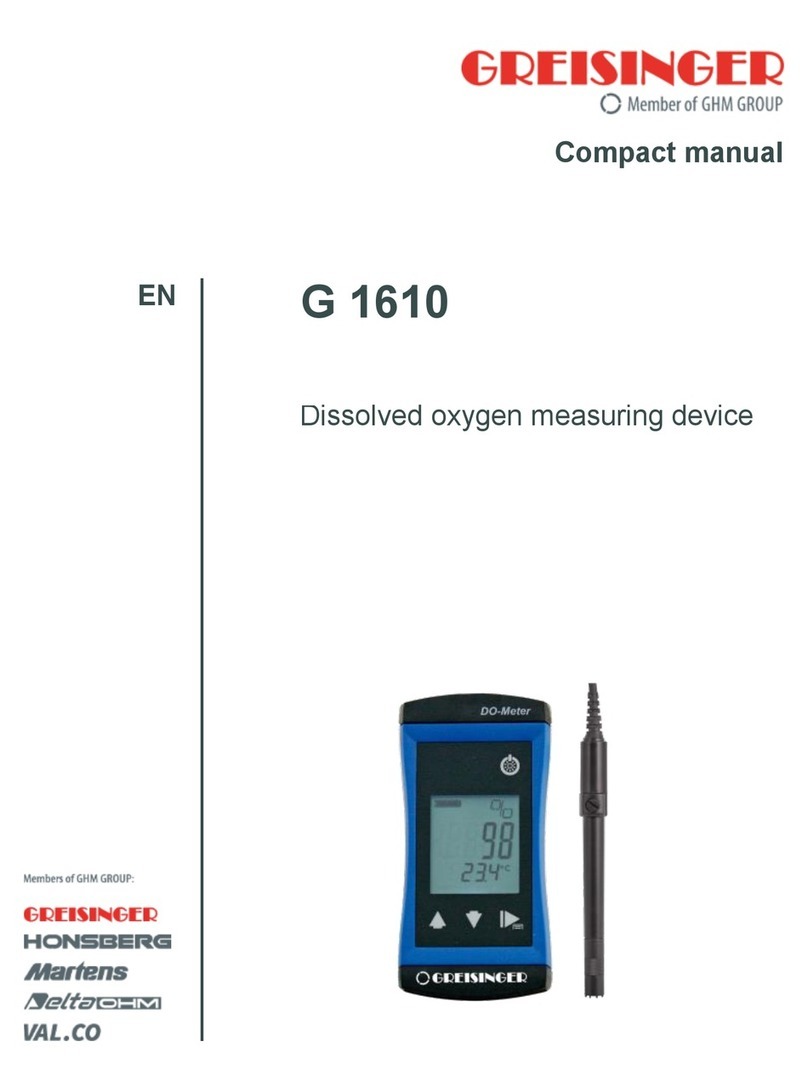 GREISINGER G 1610 Compact manual
