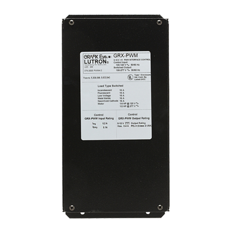 Grafik Eye GRX-PWM Installation and operation instruction