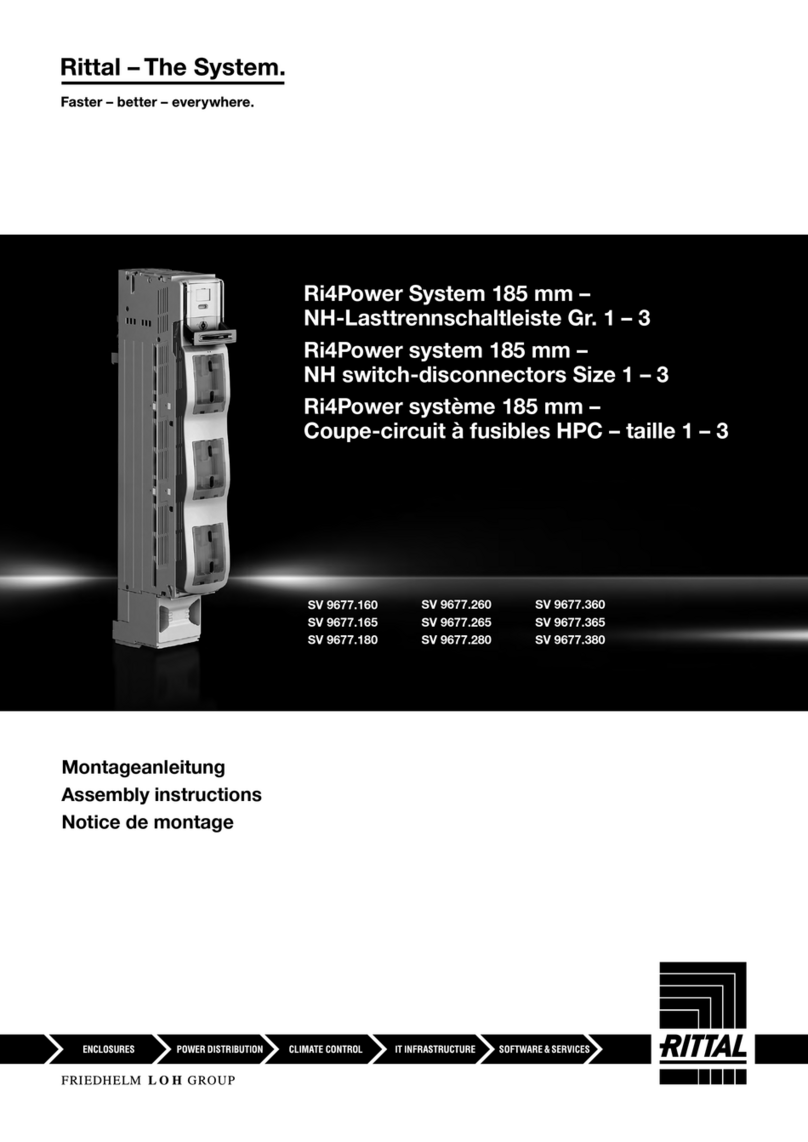 Rittal SV 9677.160 User manual