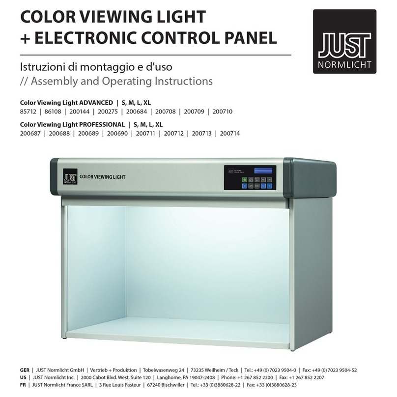 JUST NORMLICHT ADVANCED S User manual