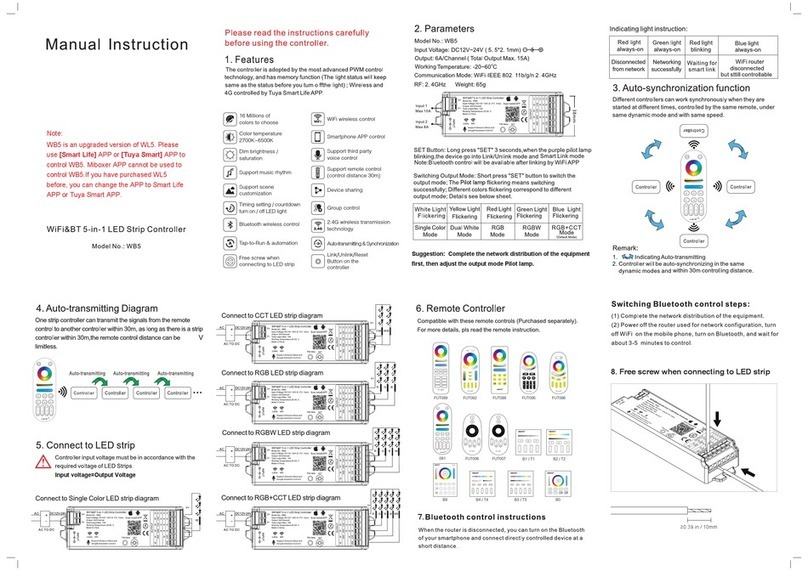 BTF LIGHTING WB5 instruction manual