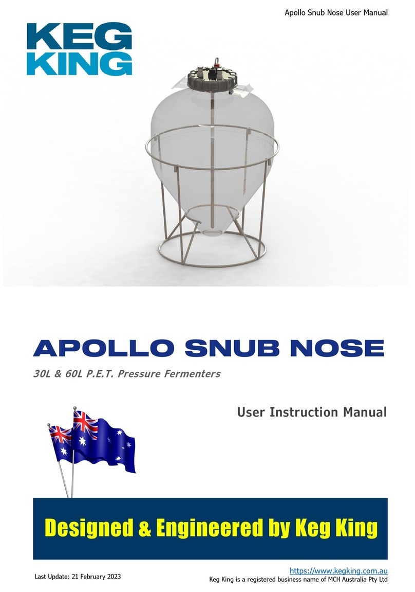 Keg King APOLLO SNUB NOSE instruction manual
