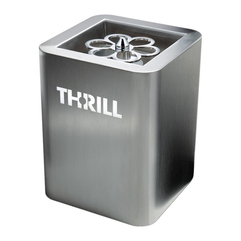 THRILL VORTEX F1-PRO User and maintenance manual