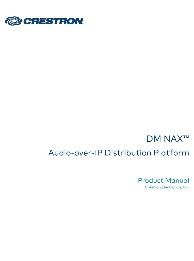 Crestron DM-NAX-8ZSA User manual