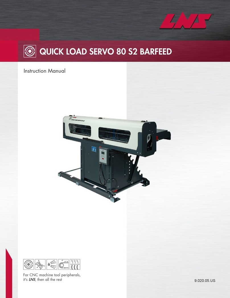 LNS QUICK LOAD SERVO 80 S2 BARFEED User manual