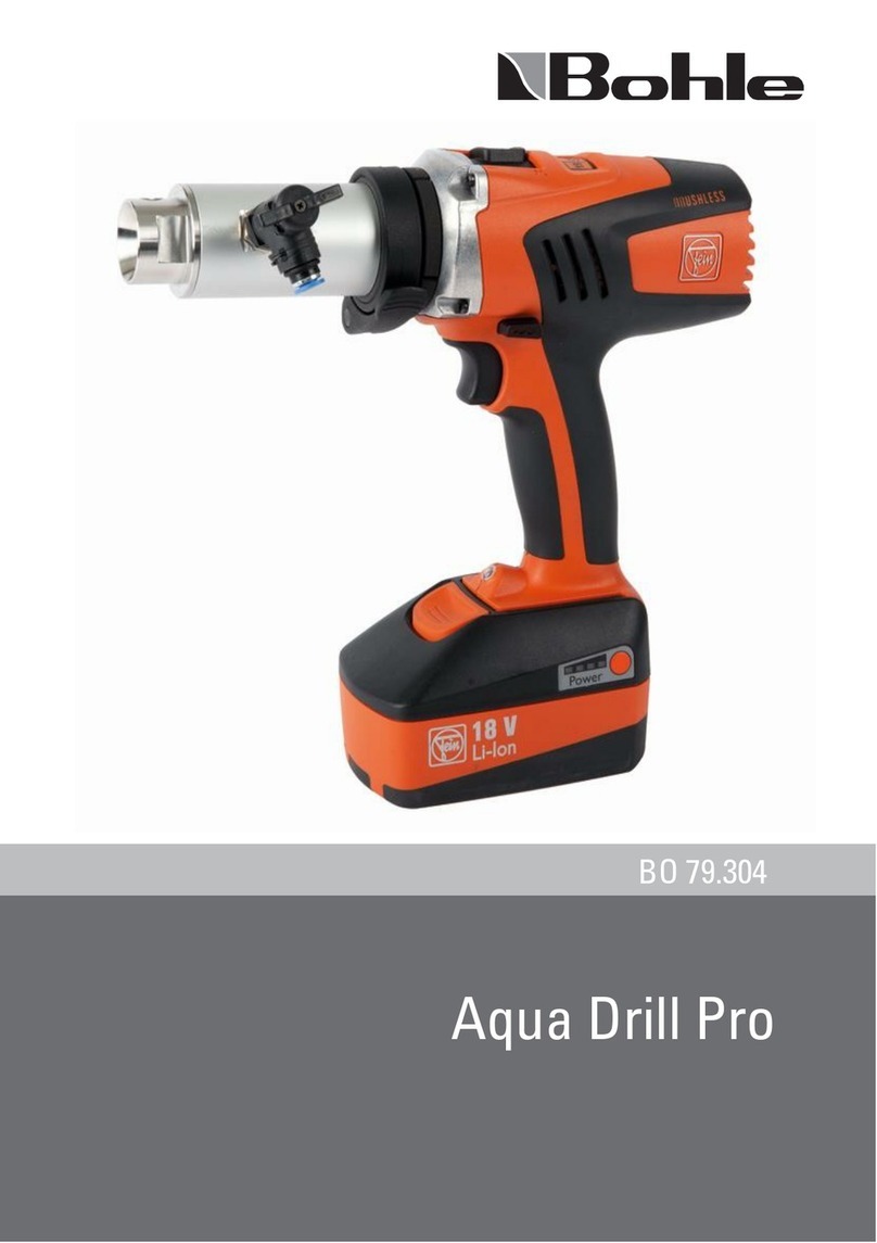 Bohle Aqua Drill Pro User manual