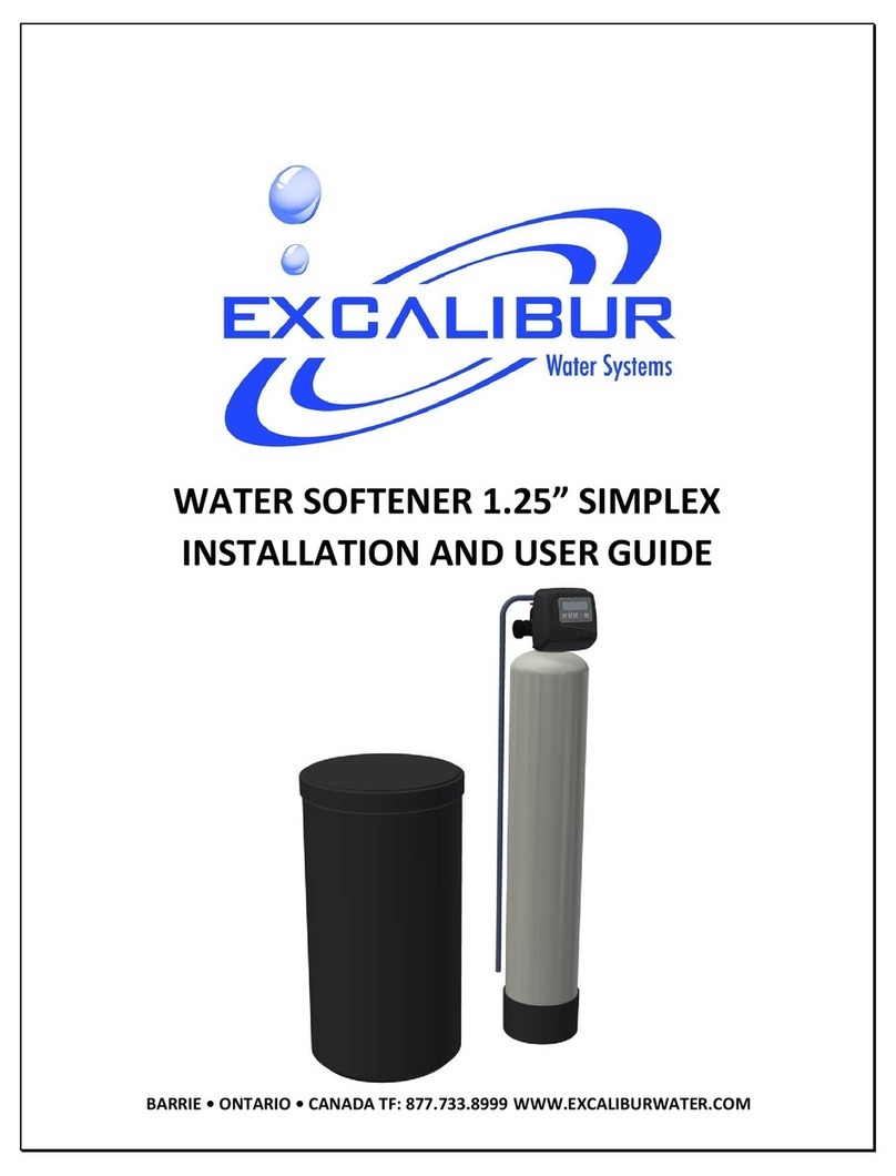 Excalibur Water Systems EWS S12530 Installation and user guide Excalibur Water Systems EWS S12530 Installation and user guide