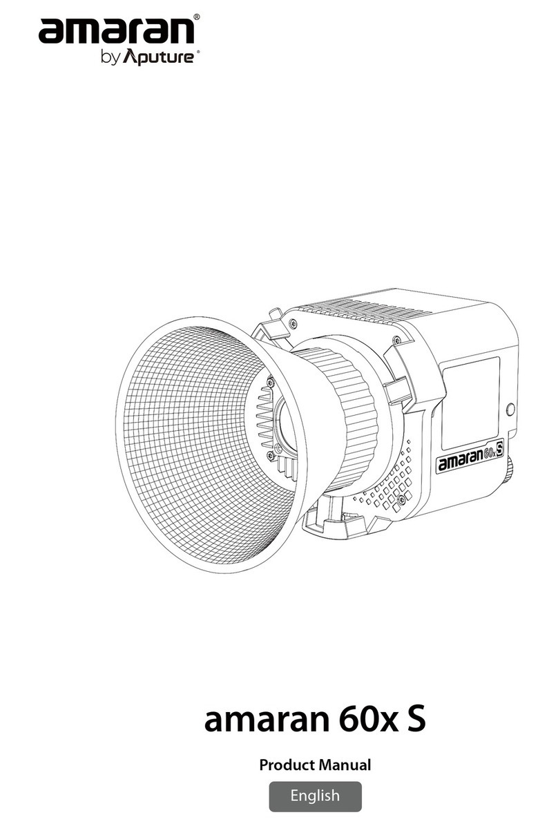 Aputure amaran 60x S product manual