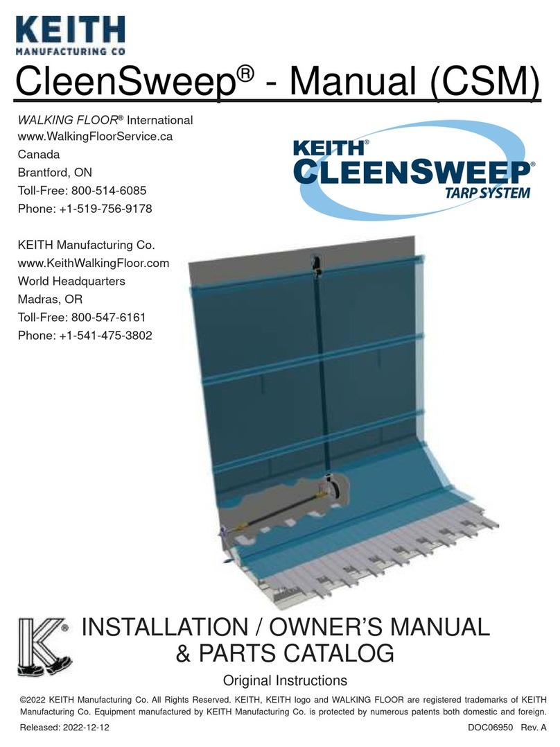 Keith CleenSweep Manual owner's manual