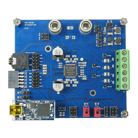 Infineon MERUS EVAL AUDIO MA12070 B User manual