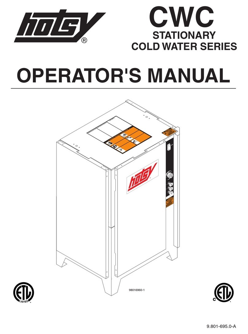 Hotsy CWC Series Operator's manual