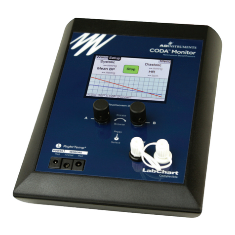 ADInstruments CODA MONITOR User manual ADInstruments CODA MONITOR User manual