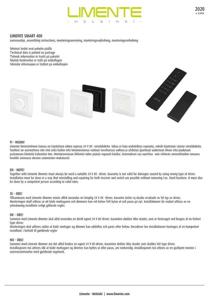 Limente SMART 400 Assembling instructions