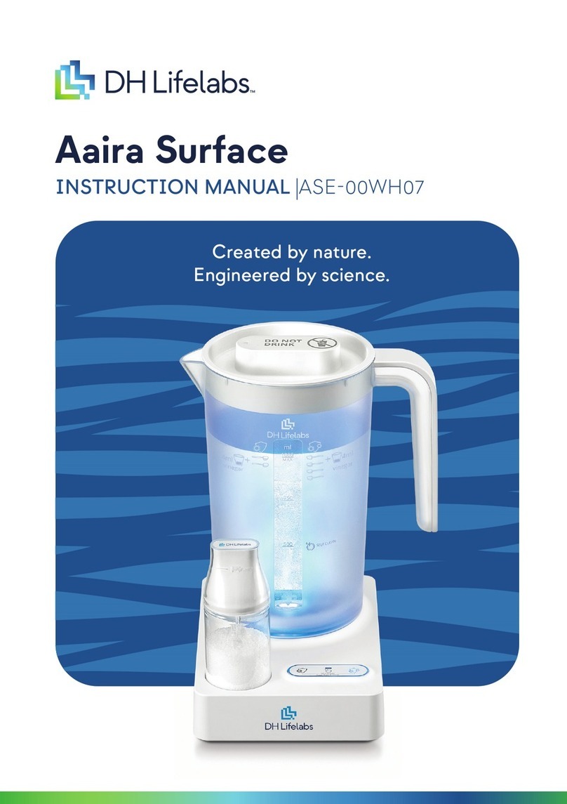 DH Lifelabs Aaira Surface ASE-00WH07 instruction manual