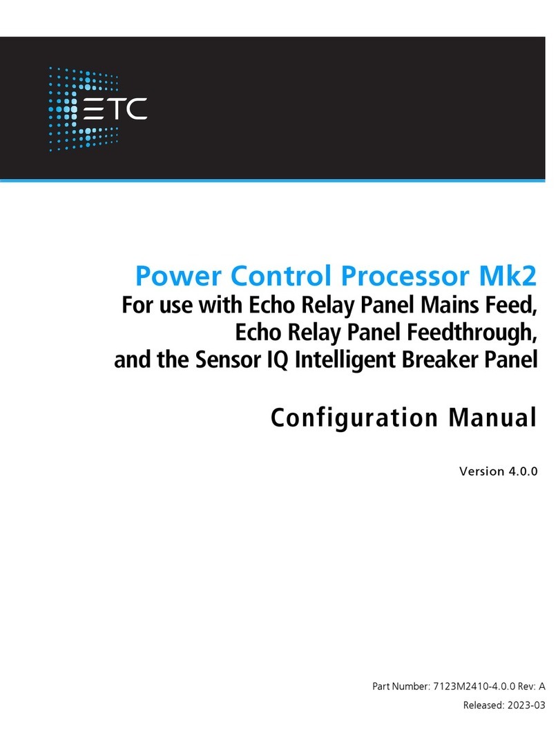 ETC Response Mk2 One-Port Instruction sheet