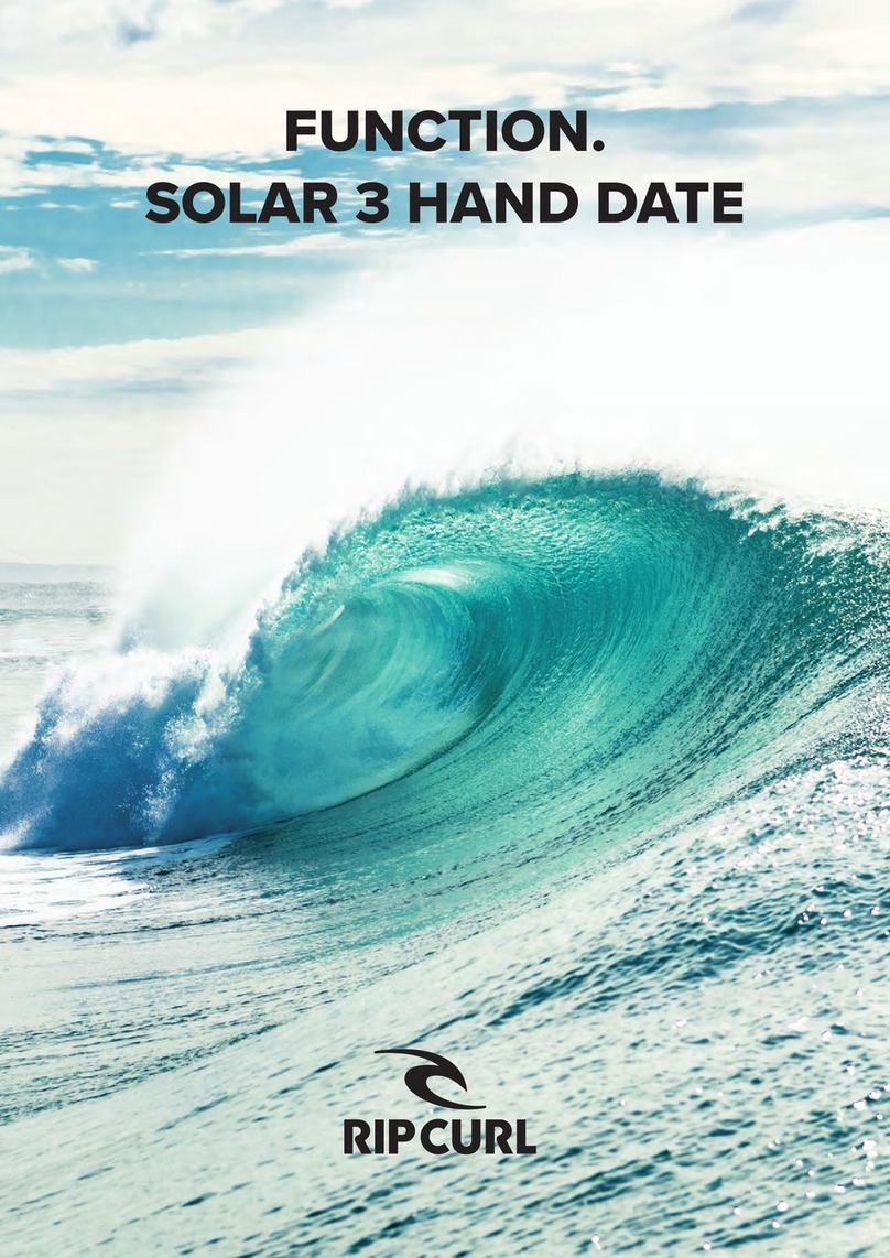 Rip curl FUNCTION SOLAR 3 HAND User manual