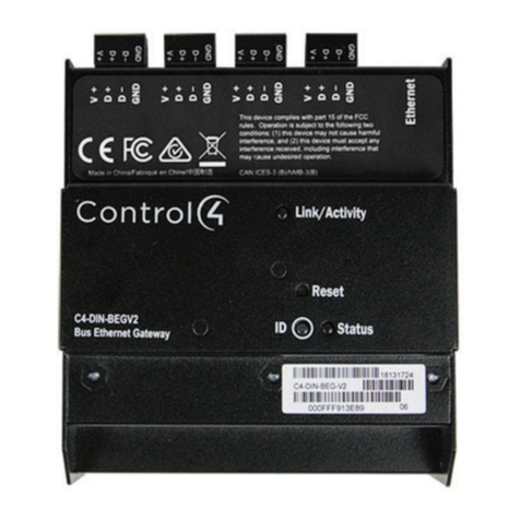 Contro l4 C4-DIN-BEG-V2 installation guide