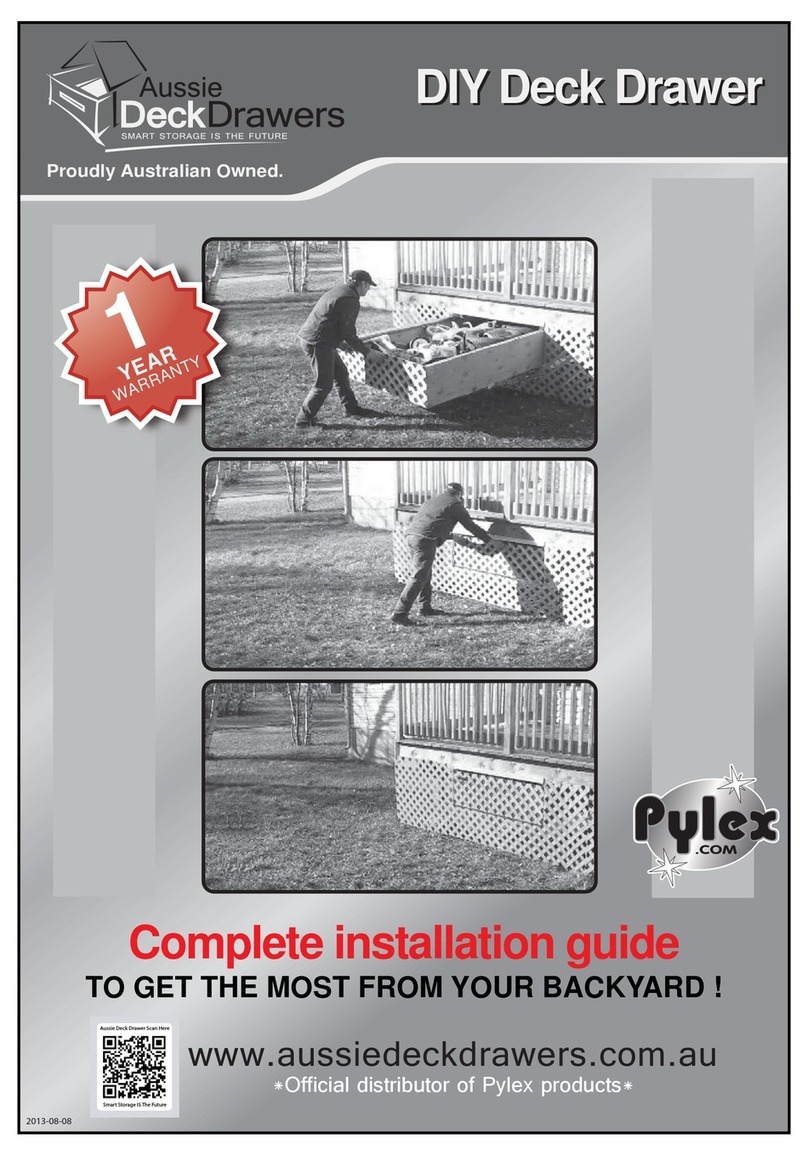 Pylex Aussie DeckDraweres DIY Complete installation guide Pylex Aussie DeckDraweres DIY Complete installation guide