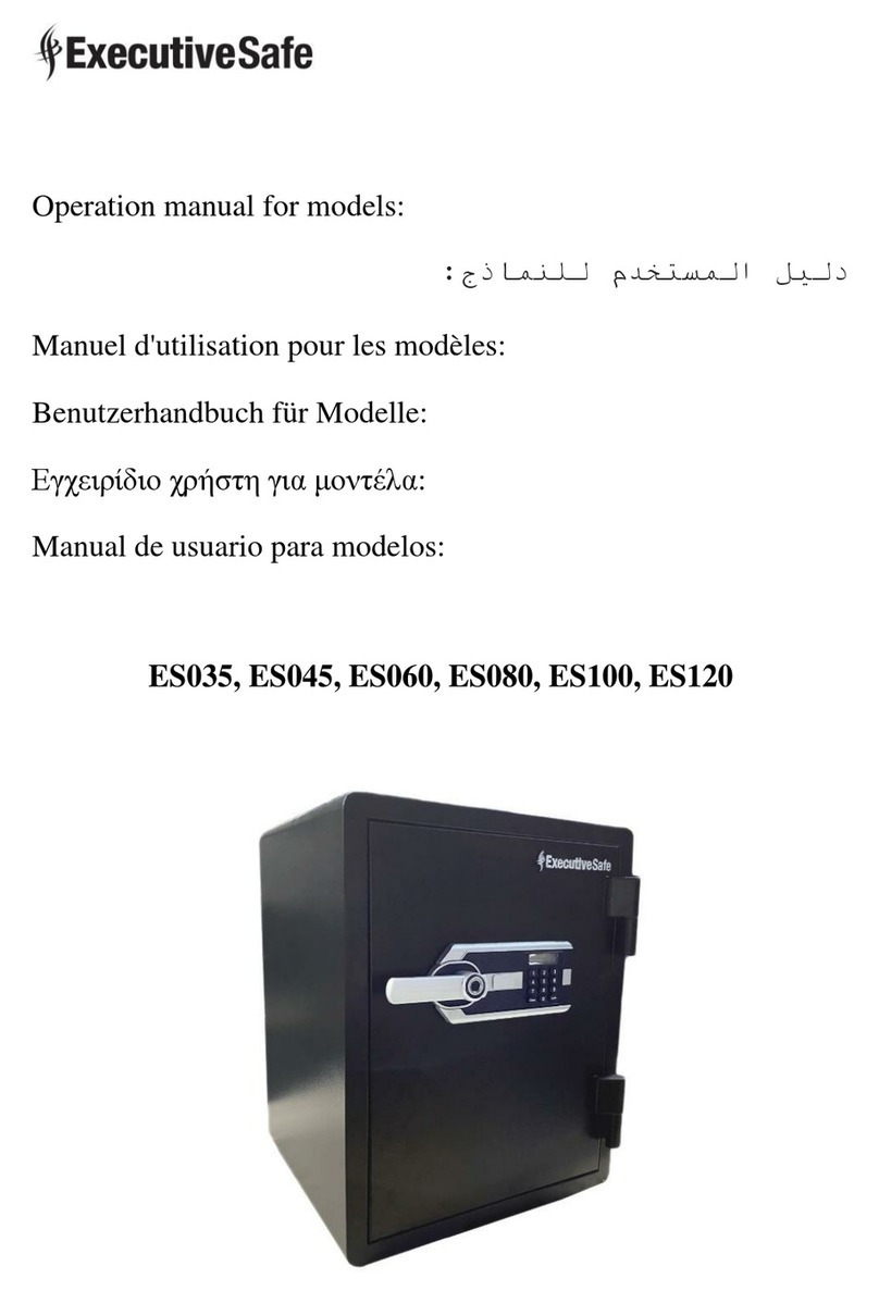 ExecutiveSafe ES035 User manual