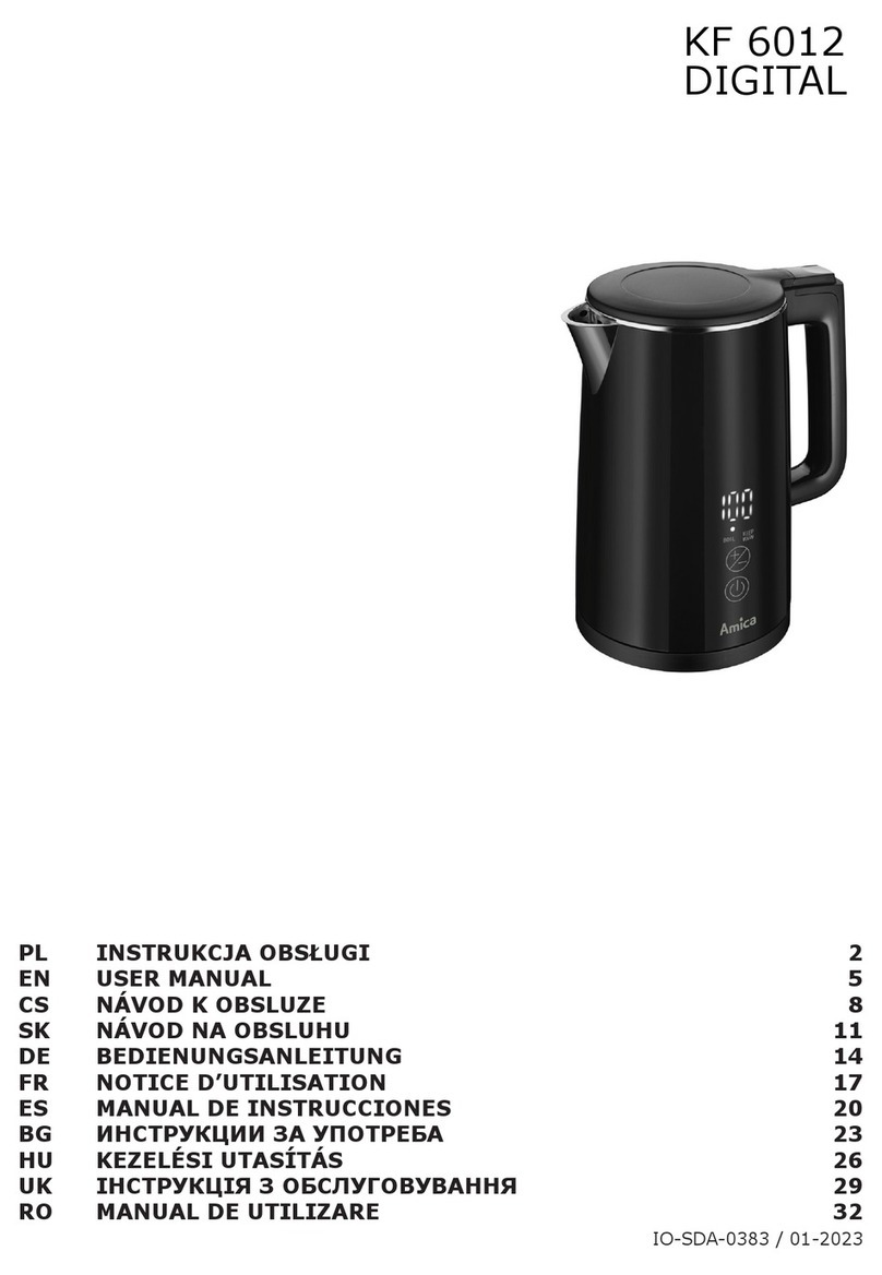 Amica KF 6012 DIGITAL User manual Amica KF 6012 DIGITAL User manual