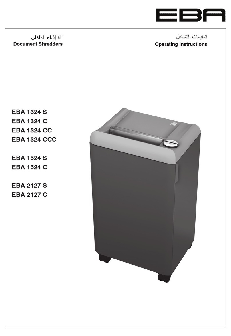 EBA 1324 S User manual