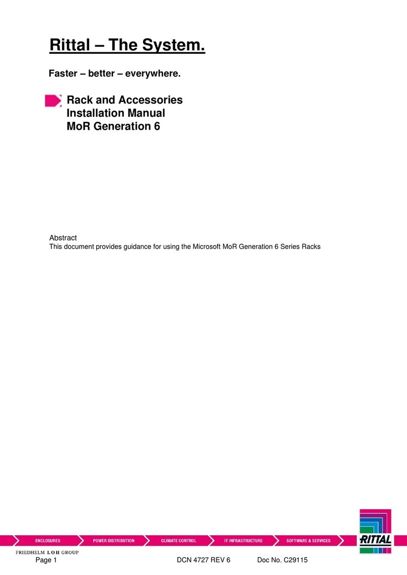 Rittal MICROSOFT 48Ux1200x1200 MOR installation manual