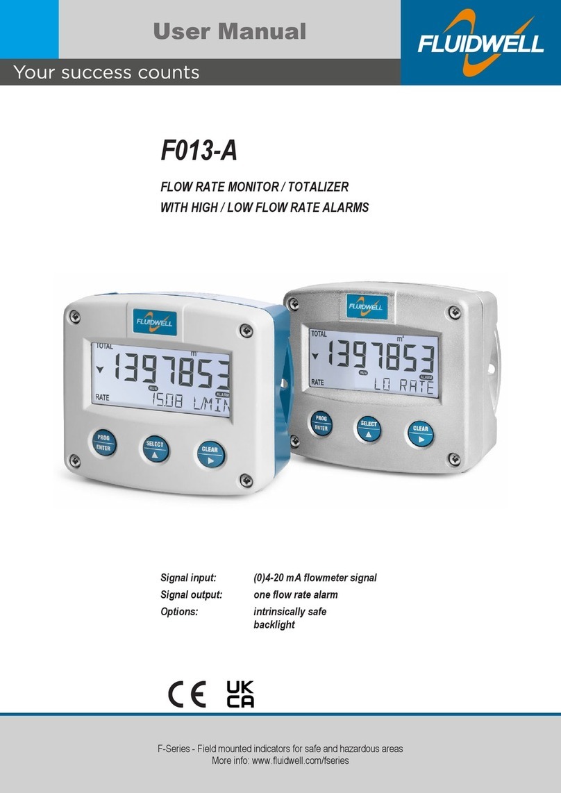Fluidwell F013-A user manual