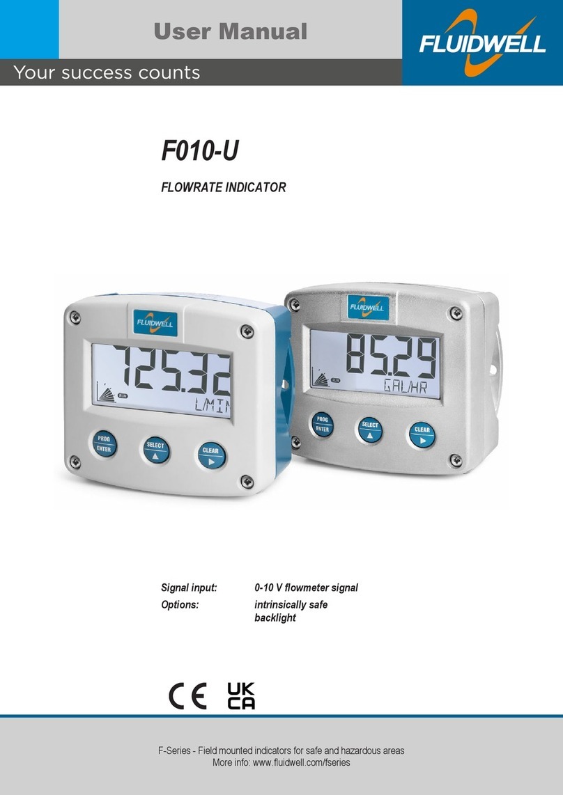 Fluidwell F010-U user manual