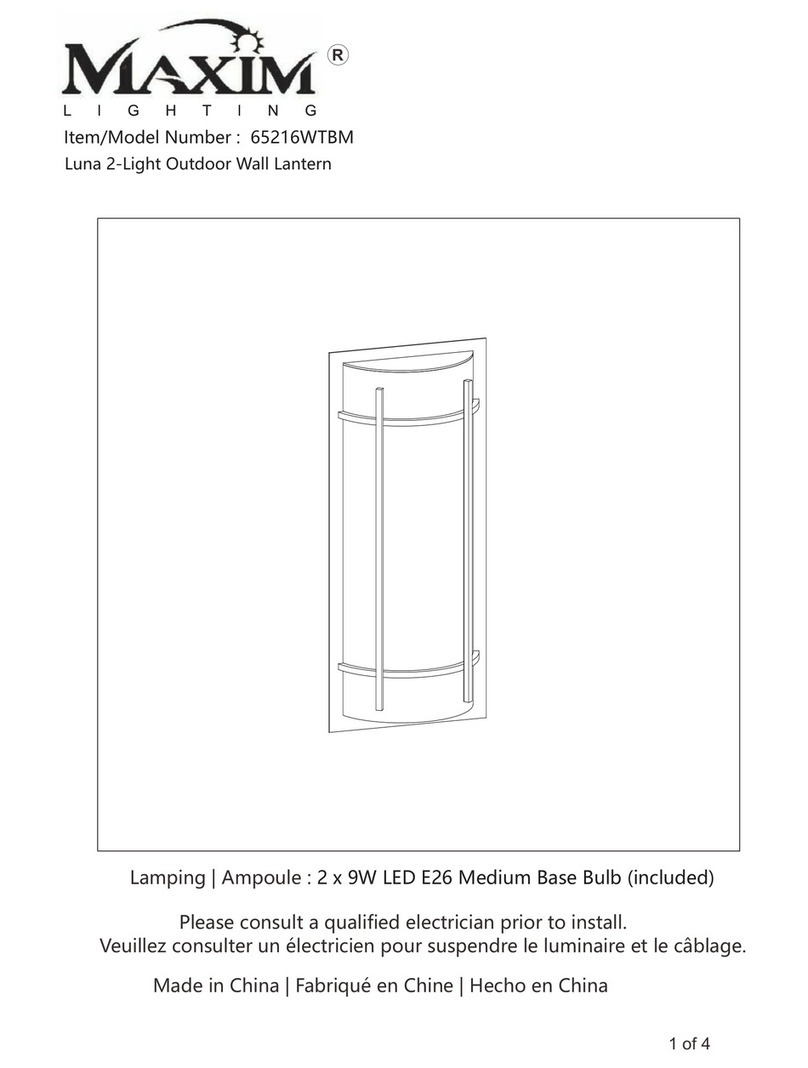 Maxim Luna 65216WTBM quick start guide