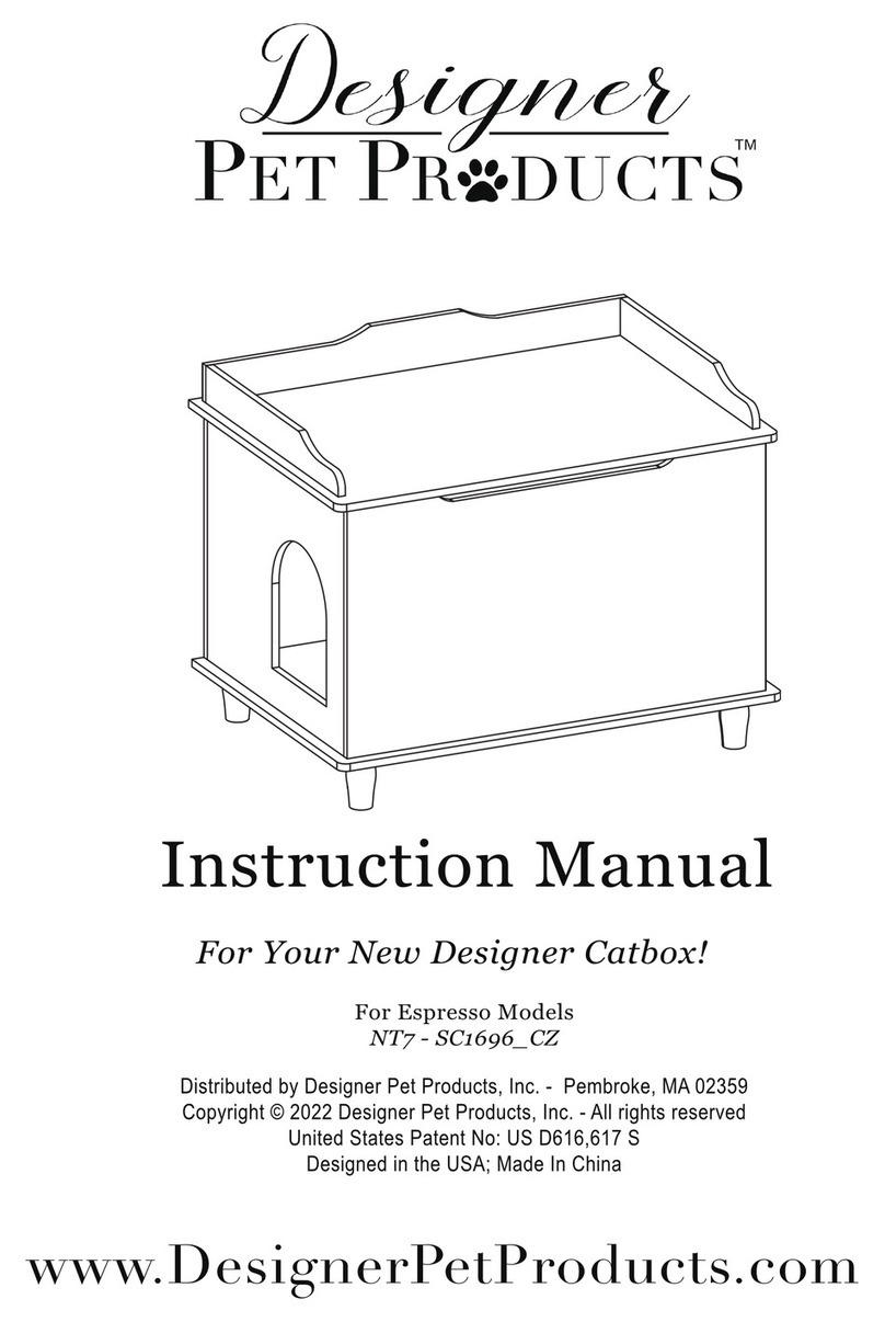 Designer Pet Products NT17 SC1696 CZ instruction manual