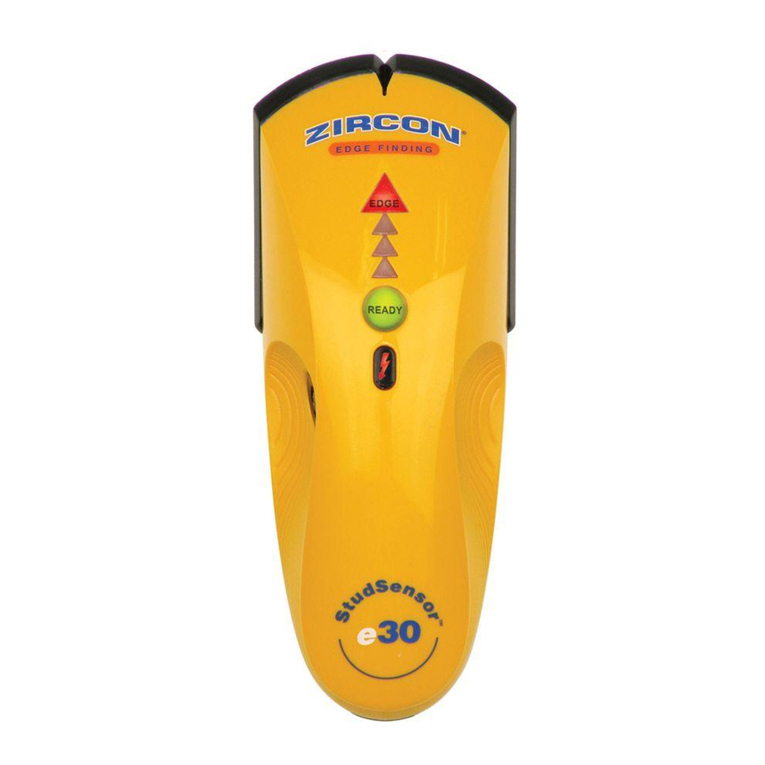 Zircon StudSensor e30 User manual