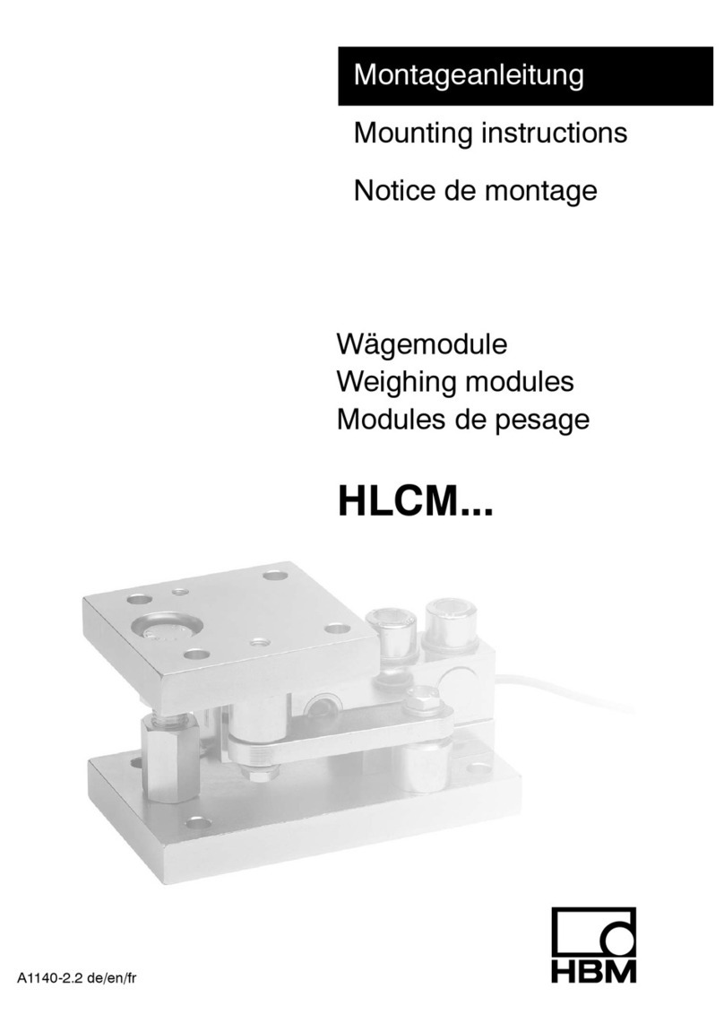 HBM HLCM Series Mounting instructions