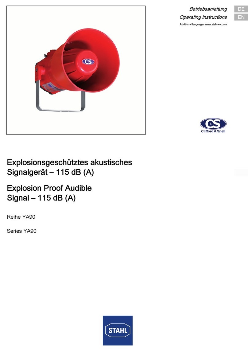 Stahl C&S YA90 Series operating instructions