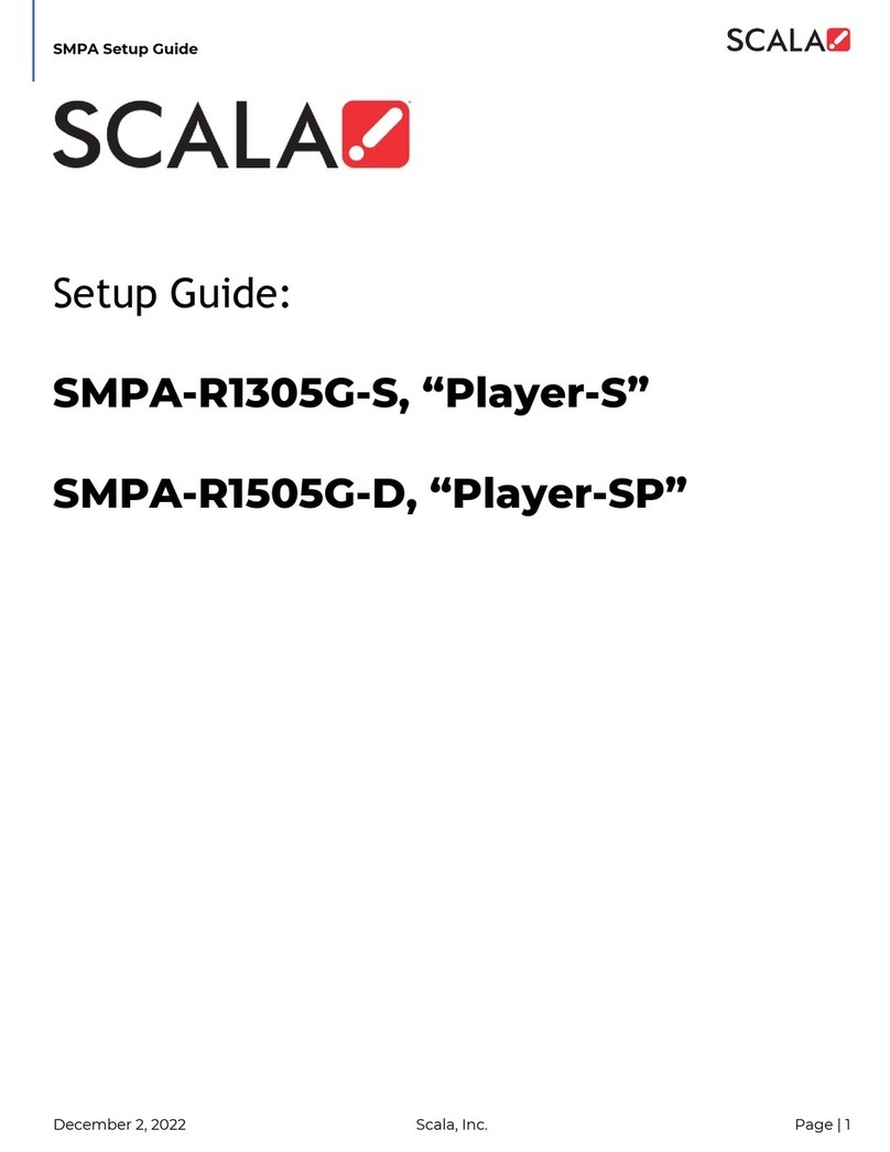 Scala Player-S Setup guide