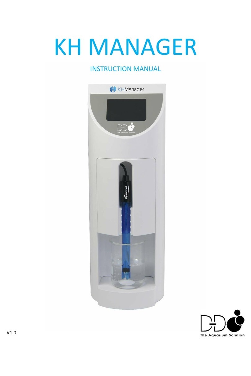 D-D The Aquarium Solution KH Manager User manual