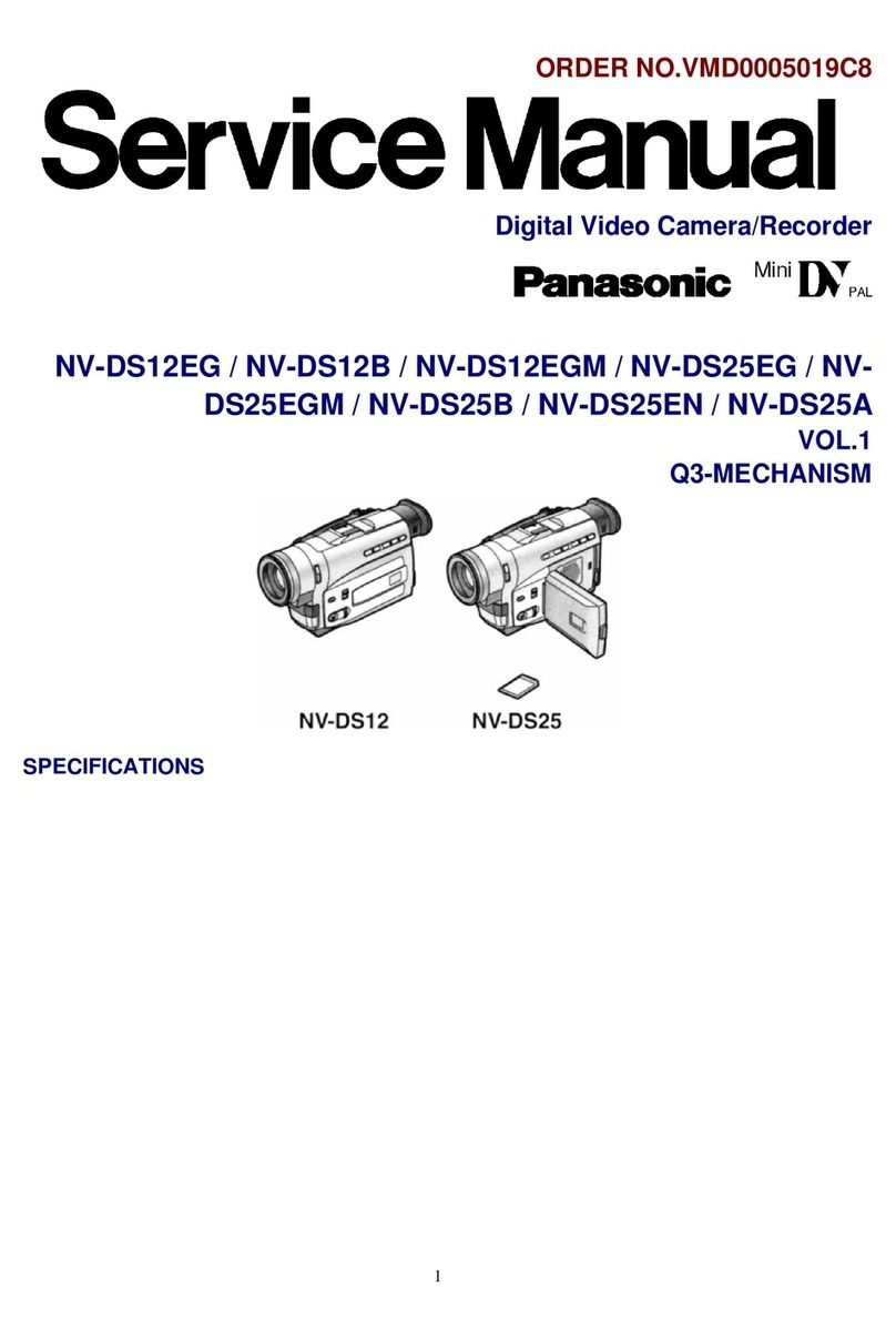 Panasonic Mini DV NV-DS12EG Mini DV NV-DS12B User manual