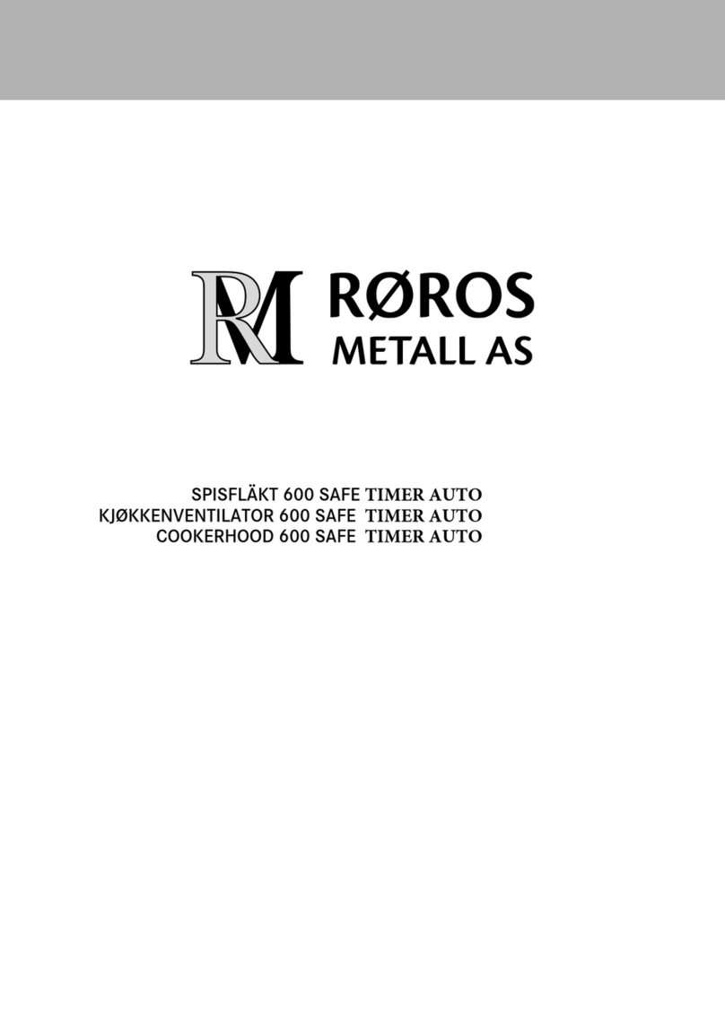 Roros Metall 600 SAFE TIMER AUTO User instructions