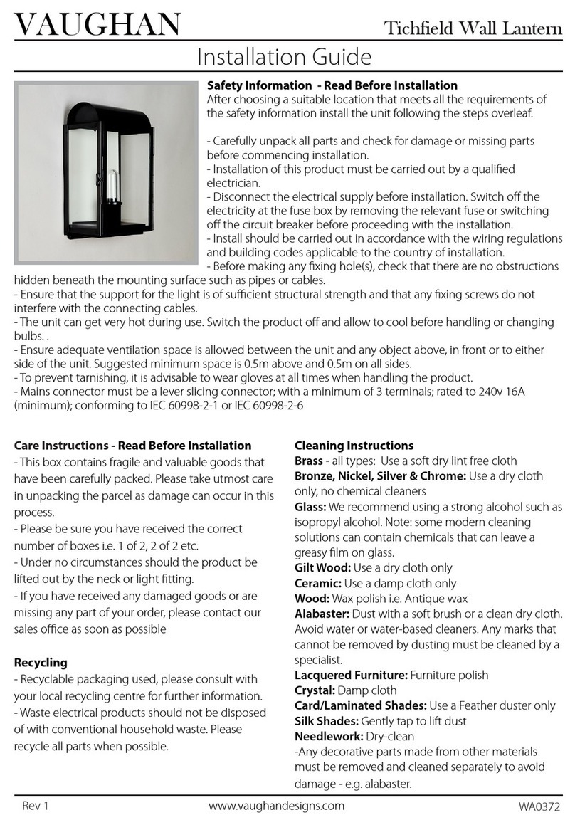 Vaughan Tichfield installation guide