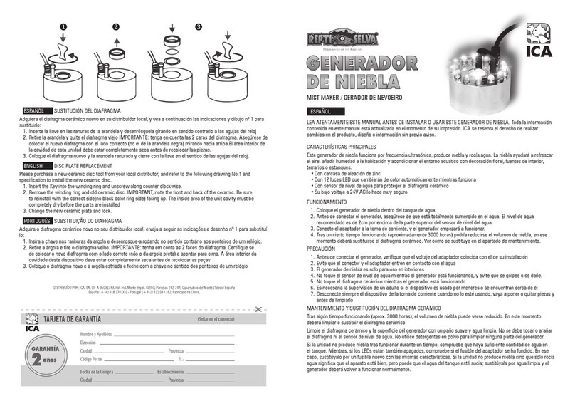 ICA REPTI SELVA HSB-M1G12 manual