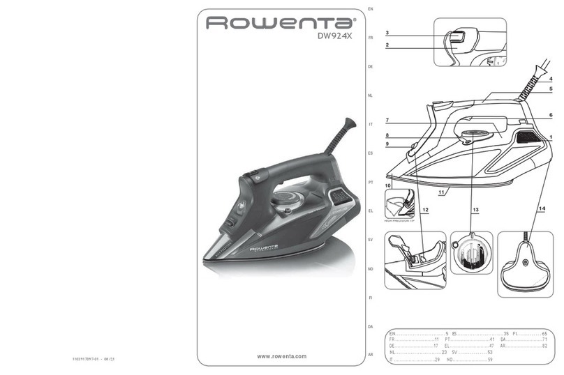 Rowenta DW924 Series User manual