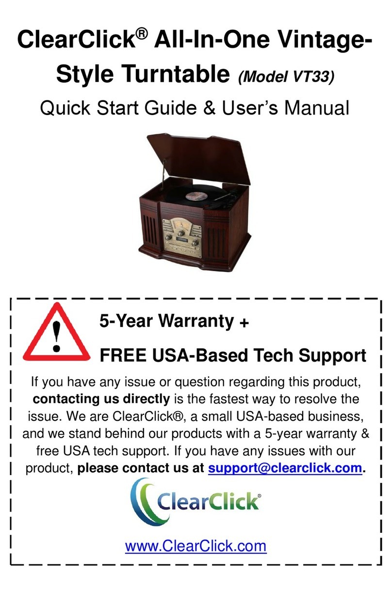 ClearClick VT33 User manual