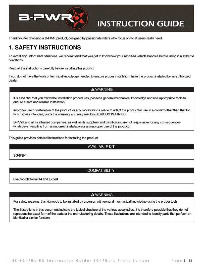 B-PWR SG4FB1-1 Instruction guide