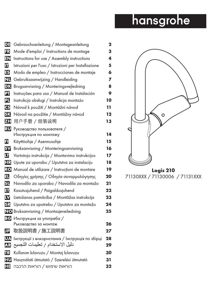 Hans Grohe Logis 210 71130 Series User manual