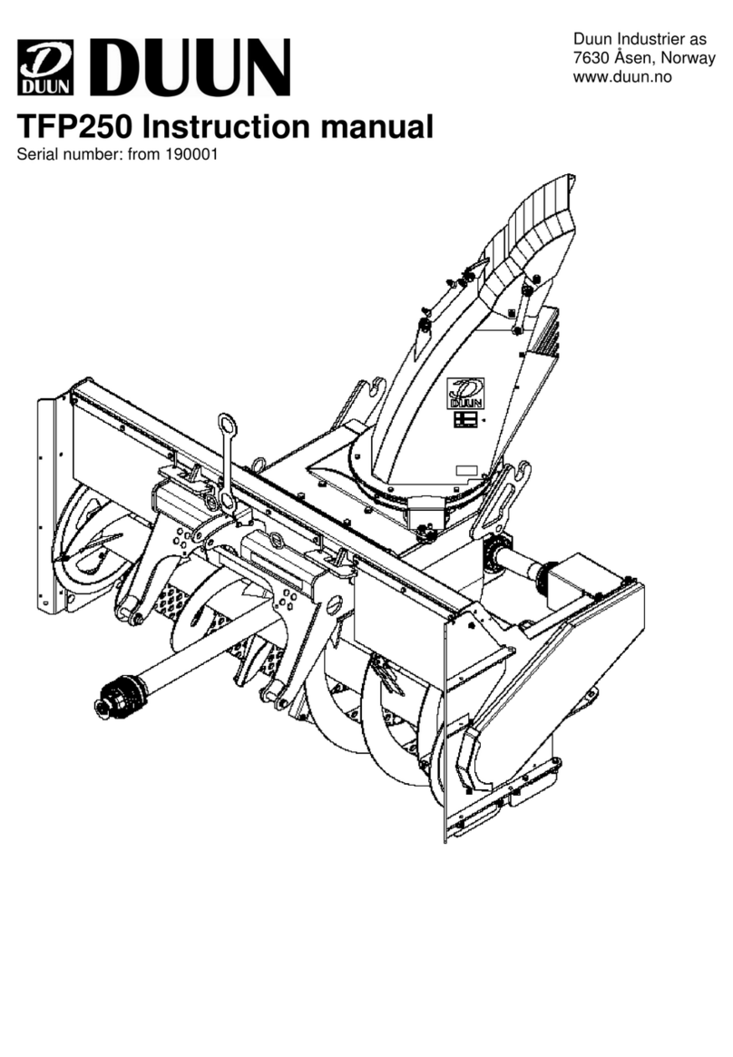 DUUN TFP250 instruction manual