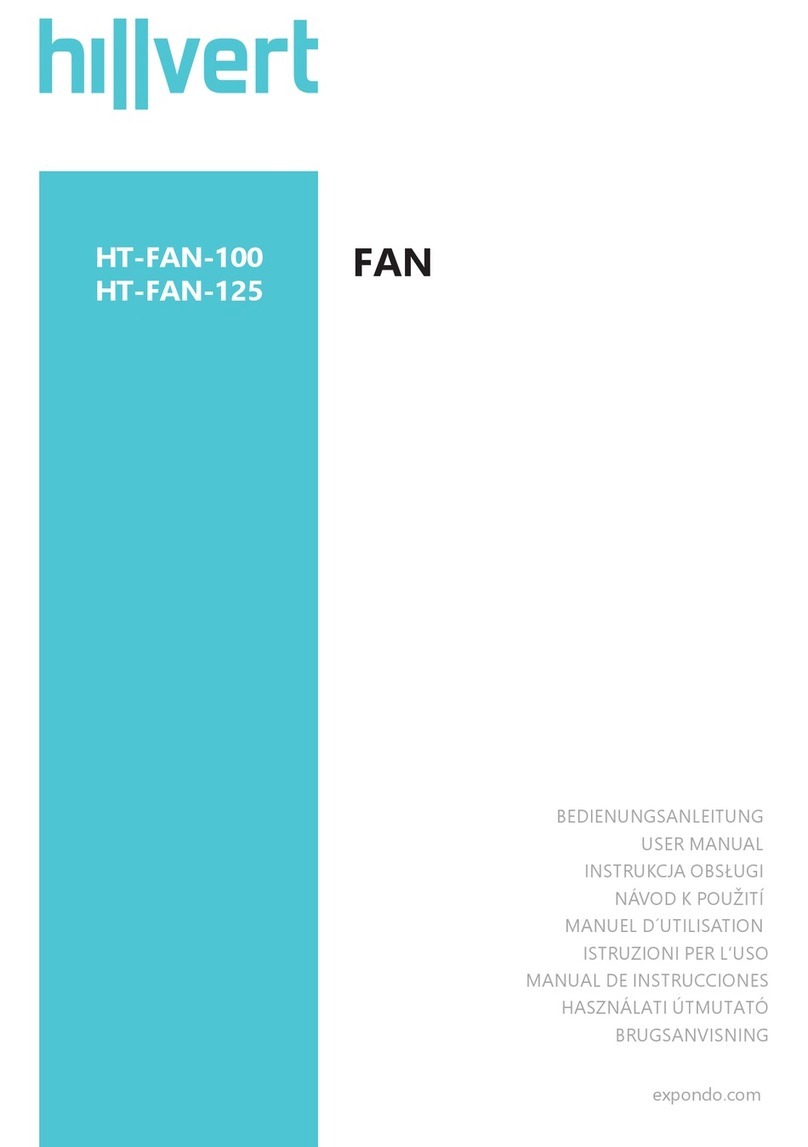 hillvert HT-FAN-100 user manual