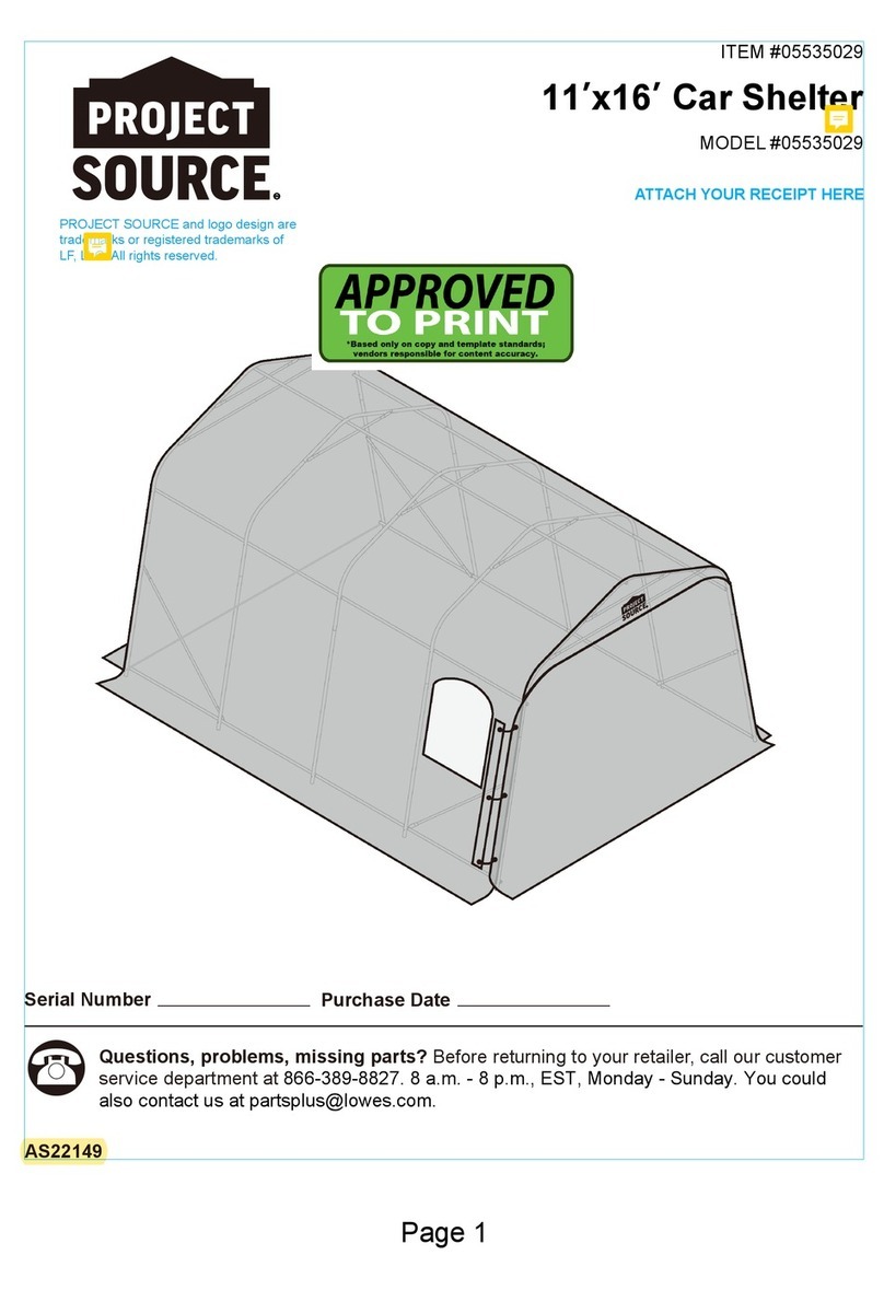 Project Source 05535029 User manual